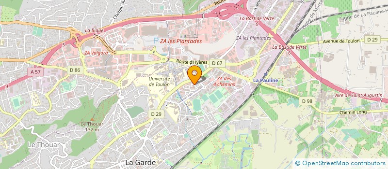 localisation de l'entreprise SARL GIUDICE à LA GARDE
