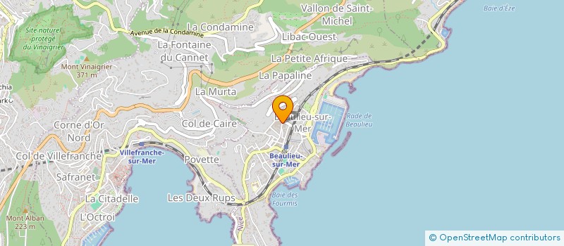 localisation de l'entreprise SARL GIVERNE à BEAULIEU-SUR-MER
