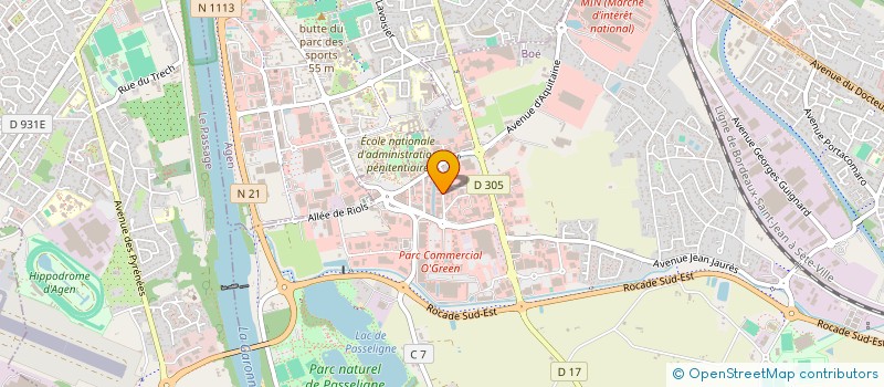 localisation de l'entreprise SARL GJ à BOE