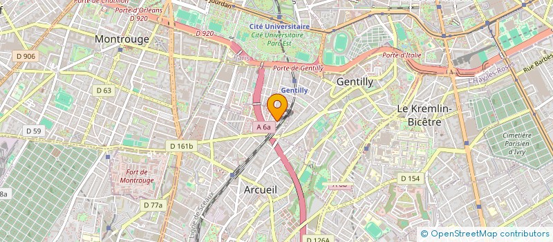 localisation de l'entreprise SARL GKS SECURITE PRIVEE à ARCUEIL