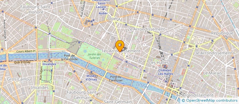 localisation de l'entreprise SARL GLA  PARIS