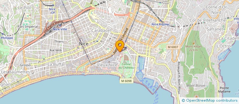 localisation de l'entreprise SARL GLAMOUR NICE à NICE