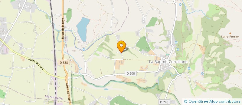 localisation de l'entreprise SARL GLASCIMES  LA BAUME-CORNILLANE