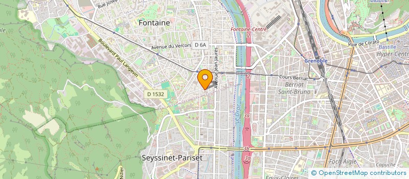 localisation de l'entreprise SARL GLASSON MAURICE  FONTAINE