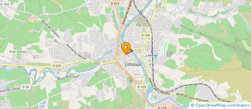 localisation de l'entreprise SARL GLEIZES à LIMOUX