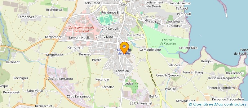 localisation de l'entreprise SARL GLERON LE PORS à SAINT-POL-DE-LEON