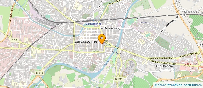 localisation de l'entreprise SARL GLISSE & SPORT à CARCASSONNE