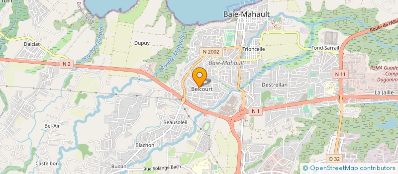 localisation de l'entreprise SARL GLOBAL INVESTISEMENT CONSULTING à BAIE MAHAULT