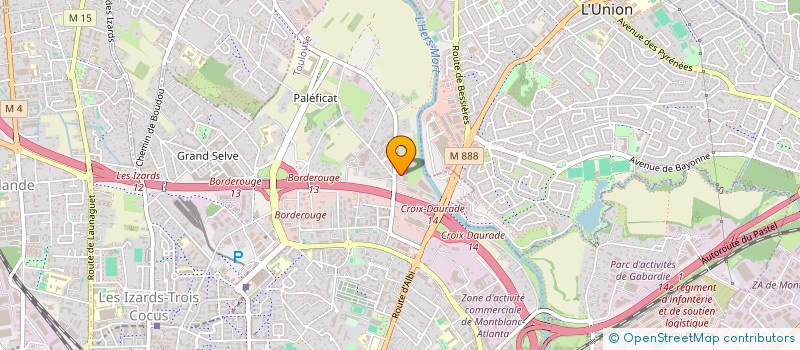 localisation de l'entreprise SARL GLOBAL P  TOULOUSE