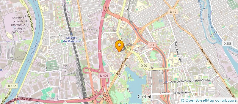 localisation de l'entreprise SARL GLOBAL SECURITE PRIVEE à CRETEIL