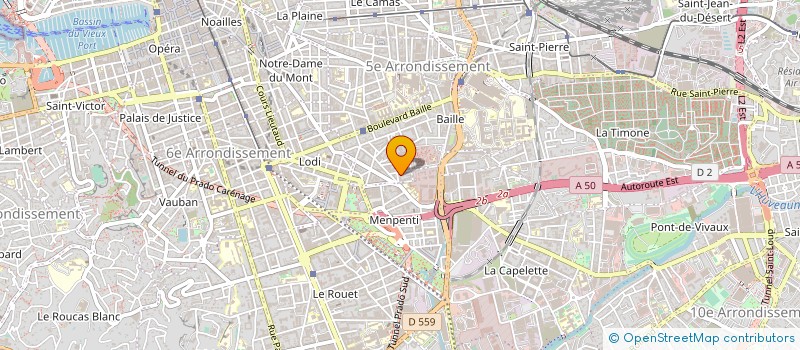 localisation de l'entreprise SARL GLOBE TROTTERS à MARSEILLE