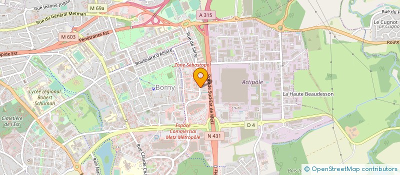 localisation de l'entreprise SARL GLOBTER IMMOBILIER  METZ