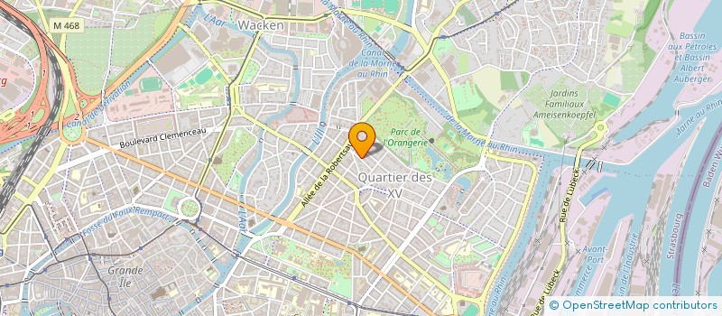 localisation de l'entreprise SARL GLOVE  STRASBOURG