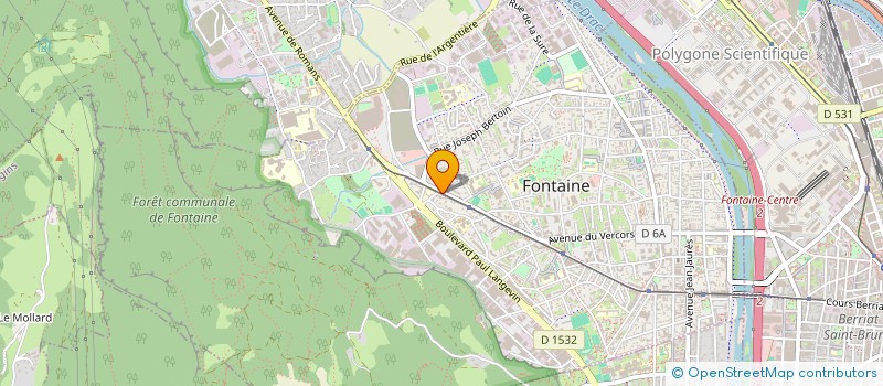 localisation de l'entreprise SARL GLP  FONTAINE
