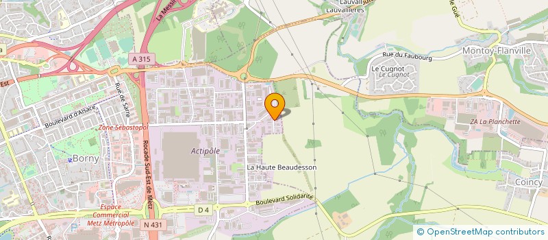 localisation de l'entreprise SARL GLS  METZ