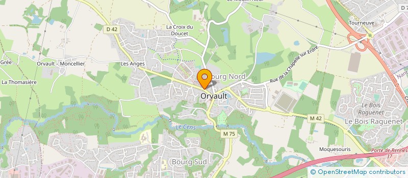 localisation de l'entreprise SARL GLYCINE à ORVAULT