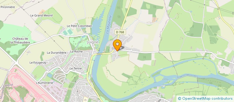 localisation de l'entreprise SARL GM.DILE à MONTREUIL-JUIGNE