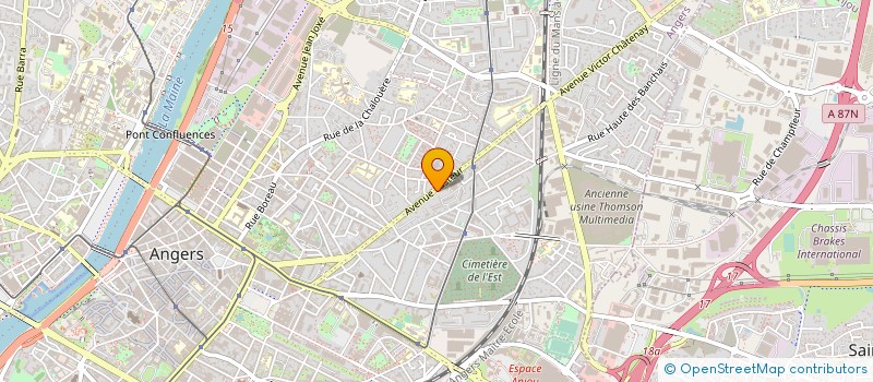 localisation de l'entreprise SARL GM INVESTISSEMENT ET NEGOCE à ANGERS