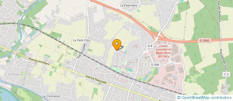 localisation de l'entreprise SARL GM RENOV' à CHECY