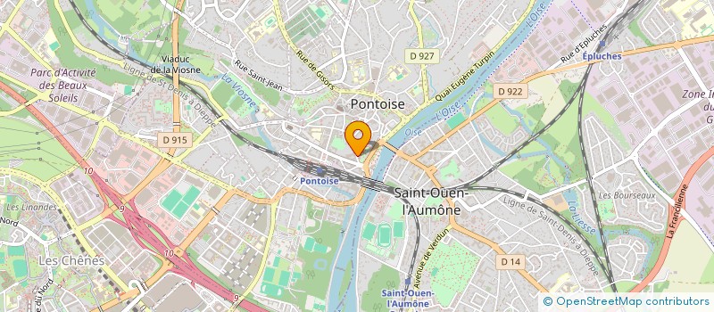 localisation de l'entreprise SARL GM2 à PONTOISE