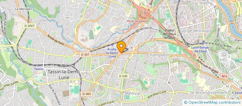 localisation de l'entreprise SARL GMC  TASSIN-LA-DEMI-LUNE