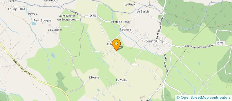 localisation de l'entreprise SARL GMC&GALEAO à SAINT-CIRQ