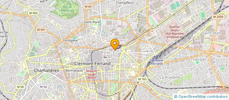 localisation de l'entreprise SARL GMD  CLERMONT-FERRAND