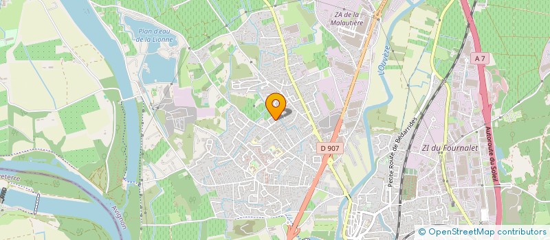 localisation de l'entreprise SARL GMPS  SORGUES