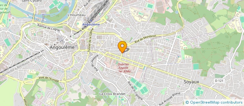 localisation de l'entreprise SARL GMR à ANGOULEME
