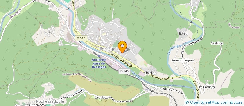 localisation de l'entreprise SARL GN CONSTRUCTIONS  BESSEGES