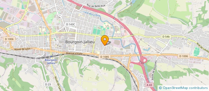 localisation de l'entreprise SARL GNC à BOURGOIN-JALLIEU