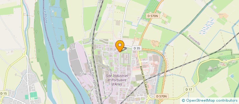 localisation de l'entreprise SARL GOBIN à ARLES