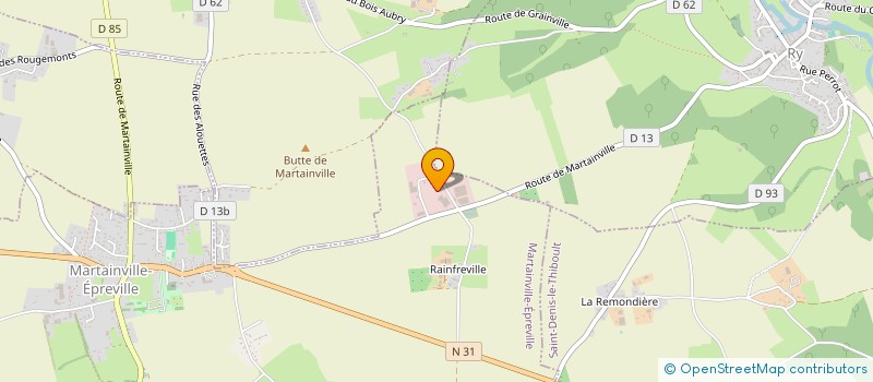 localisation de l'entreprise SARL GODARD MORUE à MARTAINVILLE-EPREVILLE