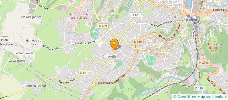 localisation de l'entreprise SARL GODEFROY MYLENE  CHERBOURG-EN-COTENTIN