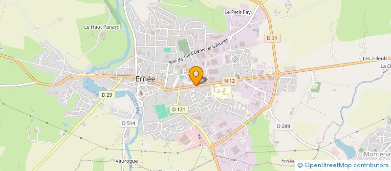 localisation de l'entreprise SARL GODELOUP à ERNEE