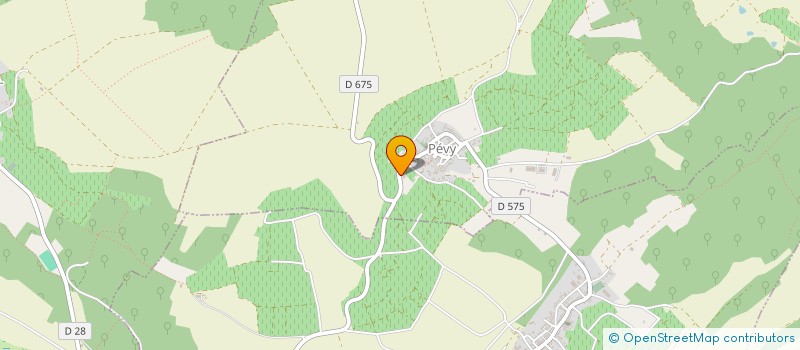 localisation de l'entreprise SARL GODIN PHILIPPE  PEVY