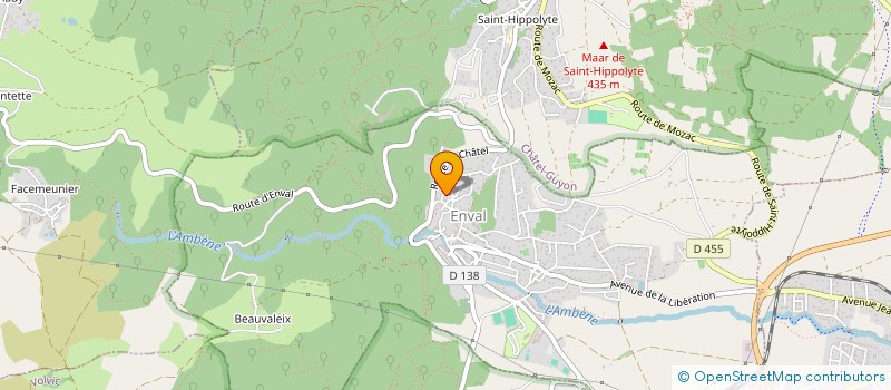 localisation de l'entreprise SARL GODINHO  ENVAL