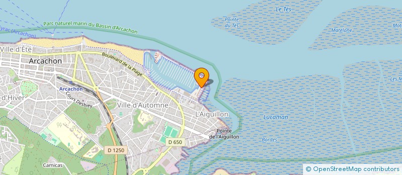 localisation de l'entreprise SARL GOGA - GOSSELIN à ARCACHON