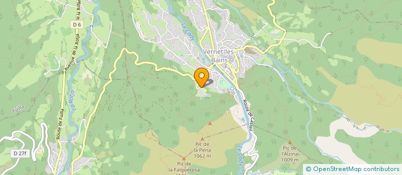 localisation de l'entreprise SARL GOGLINS à VERNET-LES-BAINS