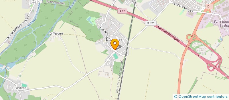 localisation de l'entreprise SARL GOHA  GRUGIES