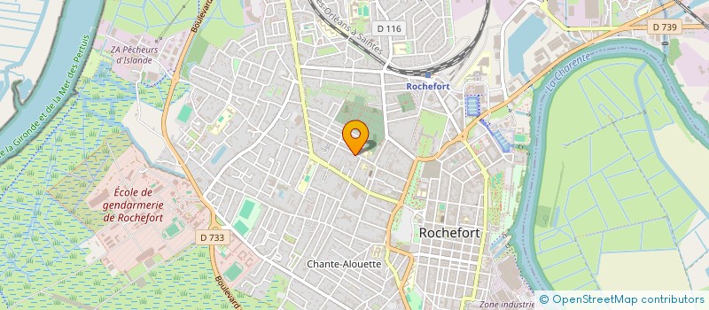 localisation de l'entreprise SARL GOKMEN MACONNERIE GENERALE  ROCHEFORT