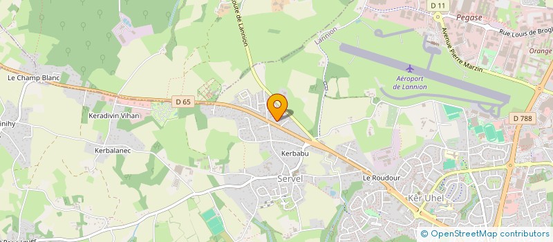 localisation de l'entreprise SARL GOLD  LANNION