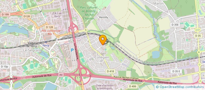 localisation de l'entreprise SARL GOLD PROPRETE  COLLEGIEN