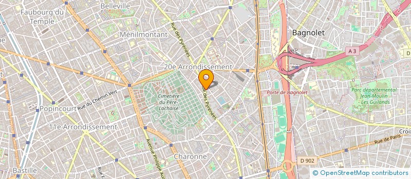 localisation de l'entreprise SARL GOLDEN GATE à PARIS