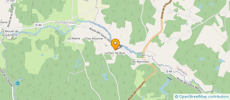 localisation de l'entreprise SARL GOLF DE LA LANDE  SERVANCHES