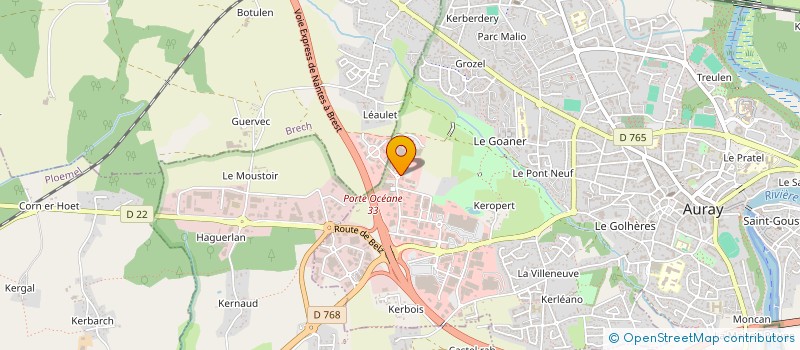 localisation de l'entreprise SARL GOLFE IMMOBILIER à VANNES