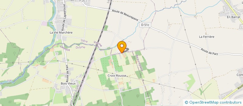 localisation de l'entreprise SARL GOLFIER  SAINT-SORLIN-EN-VALLOIRE