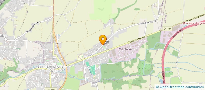 localisation de l'entreprise SARL GOLFIMO  SAINT-SYMPHORIEN-D'OZON