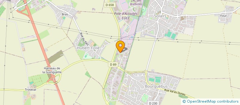 localisation de l'entreprise SARL GOLIATH  BOURGUEBUS