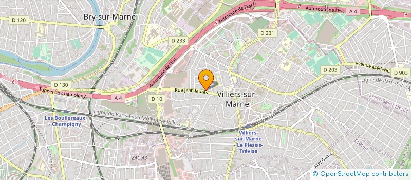 localisation de l'entreprise SARL GOME à VILLIERS-SUR-MARNE